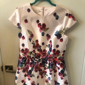 Ted Baker Expressive Pansy Ibia Dress, Baby Pink